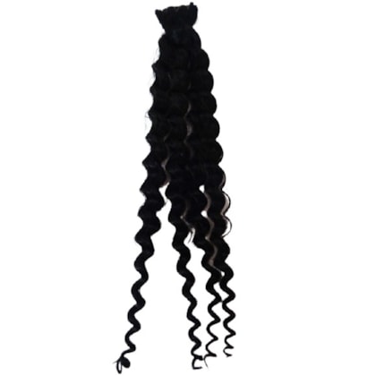 Cabelo Humano na Tela CACHEADO Preto Tingido - 50cm - Pacote com 1 Metro -  Central dos Cabelos