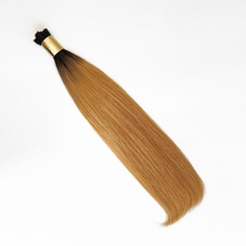 Cabelo Liso loiro  Dourado Ombré Hair-65cm, 100 Gr Lote Pronto