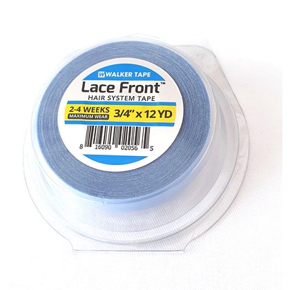 Fita Adesiva Lace Front Azul Aderência Forte 11m x 1,90cm